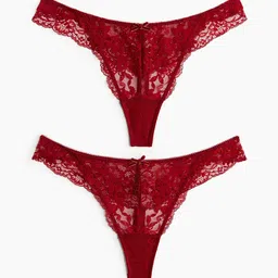 H&M 2-Pack Lace Thong Briefs-picture-38