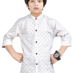MADE IN THE SHADE Unisex Kids Floral Printed Casual Shirt-picture-47