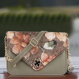 SPOTIC Women Floral Printed Crossbody Leather Sling Bag-image-30