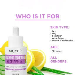Orgatre Dark Spot Reduction Face Serum - 30 ml image 4