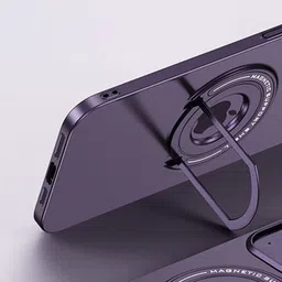 Luxury Kase Solid iPhone 16 Pro Max Metal Stand, Ring Holder Shell Back Case image 4