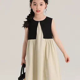 StyleCast x Revolte Girls Colourblocked A-Line Midi Dress-picture-26