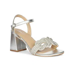 Saint G Women Open Toe Leather Block Heel Sandals-image-83