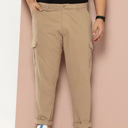 Thomas Scott Men Plus Size Cargo Style Trousers-image-40