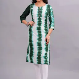 Bachuu Women Abstract Printed Screen Print Daily Straight Kurta-picture-10