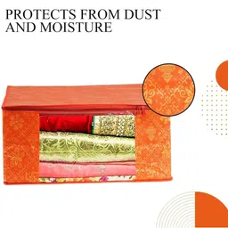 AMAK INC Orange Fabric Multi-Utility Wardrobe Organisers image 4