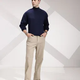 INVICTUS Solid High Neck Pullover Sweater image 2