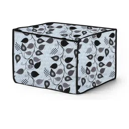 The Furnishing Tree PVC Waterproof Microwave Oven Cover Compatible for LG 20 L Solo MS2021CW Petals image 3