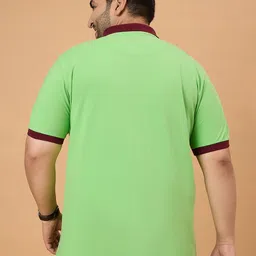 bigbanana Men Plus Size Polo Collar Anti Odour Pockets T-shirt image 5