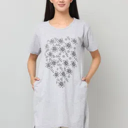 YOZZ BY Women Floral Printed Pockets 1 T-shirt-picture-23