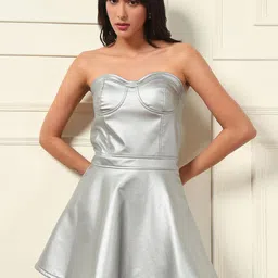TANDUL Fit & Flare Dress-image-5