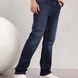 Nautica Men Relaxed Fit Heavy Fade Stretchable Jeans-picture-32