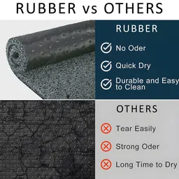 Kuber Industries Grey Water Absorbing Door Mat image 4