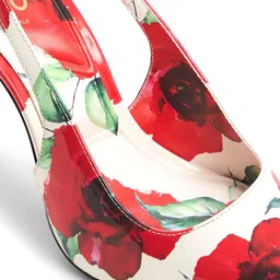 ALDO Printed Kitten Peep Toes with Bows image 5