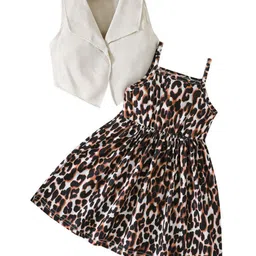 StyleCast x Revolte Girls Printed Shoulder Straps Top With Skirt-image-65