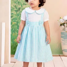 Aarika Striped Cold-Shoulder Fit & Flare Dress image 4