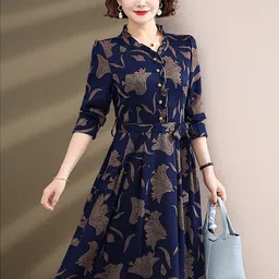 StyleCast Print A-Line Dress-picture-38