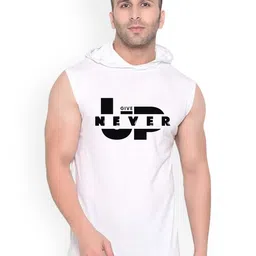 Fashnobic Men Printed Cotton Hooded Neck Gym Vests-image-76