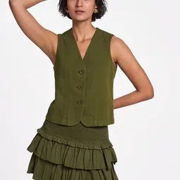 Terra Luna Flared Mini Skirt-image-58