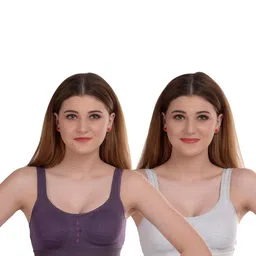 Samvar Multi Cotton Non-Wired Non Padded Minimizer Bra image 2