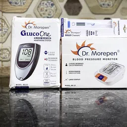 Dr. Morepen BP-15 , Glucometer , MT-110 Thermometer combo pack Bp Monitor-picture-14
