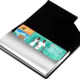 hvh world Men & Women Casual Black Artificial Leather Wallet image 4