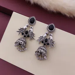 bhanu diam Bestseller Combo Of Earrings Silver Earring Set image 2