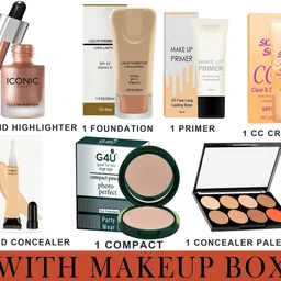 g4u Complete Makeup For Glamorous Look High Quality cosmetics Set With MakeupBox A14 image 2