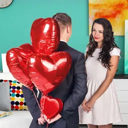 zambooree Solid VALENTINE-7 (20 RED DIL + 2 R) Balloon image 4