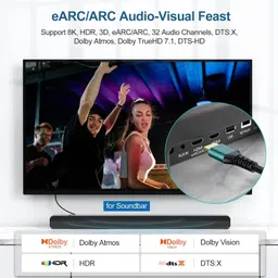 ULTRABYTES HDMI Cable 3 m 3mt hdmi cable 8k image 5