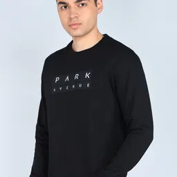 park avenue Men Full Sleeve Printed Sweatshirt image 3