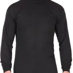 KZALCON Men's Solid High Neck Thermal Wear Top Men Top Thermal-picture-11