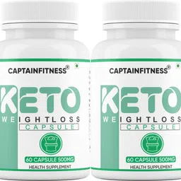 captainfitness Keto weight loss capsule | Fat loss management & energy(78) image 1