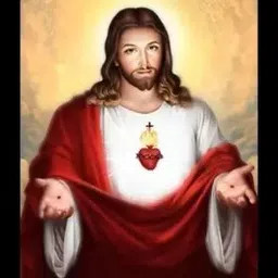 aartkala JESUS, CHRIST, CROSS, GOD PHOTO FRAME Digital Reprint 14 inch x 10 inch Painting-picture-13