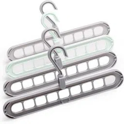 shreejee Hanger for Clothes, 9-Holes Innovative Design with 360º Rotating Hook x4.189 Swivel Hook 9-picture-38