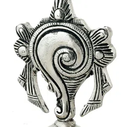 houzzplus Shanku Chakra kuber Diya ,Shank Chakra kuber diya Aluminium (Pack of 2) Hanging Diya image 4