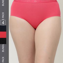 Floret Women Pack of 4 Assorted  Hipster Briefs-picture-20