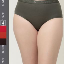 Floret Women Pack Of 4 Hipster Briefs-picture-35