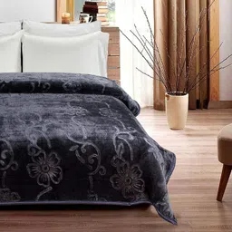 goyal's Floral King Mink Blanket for Heavy Winter image 2