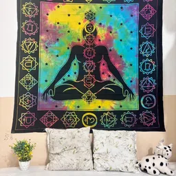 rajwadastores yoga Tapestry image 3