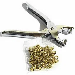 seaspirit Grommet Setting Tool, Steel Hole Punch Eyelet Setter Kit for Leather, Canvas Punch Plier image 2