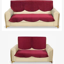 fashion huts Velvet 3+2 Seater Sofa Geometric Cover-picture-11