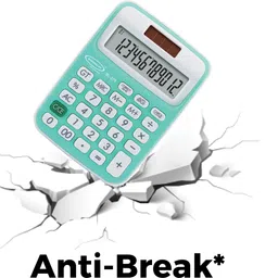 bambalio 12 DigitsBL-275 Green Large LC Display 3 Years Warranty BasicCalculator image 2