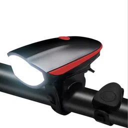the morning play Rechargeable cycle Bell Super Bright Light & Bell Horn with 140DB High Sound Bell-picture-21