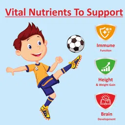 floral nutrition Kids Protein Powder with DHA,Vitamin-D for Growth,Immunity, Active & Strong Kid Nutrition Drink image 4