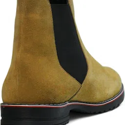 meesa shoppe Men’s Leather Boots – Stylish, Durable & Comfortable Casual Footwear Boots For Men image 4