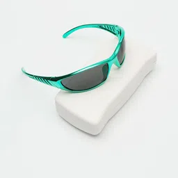 PELLE LUXUR Unisex Rectangle Sunglasses with UV Protected Lens PL25GS217-picture-25