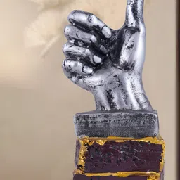 Zart Silver-Toned Idol Showpiece-picture-28