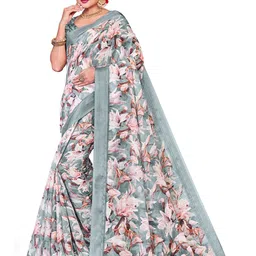 Lichee Floral Printed Saree-picture-35