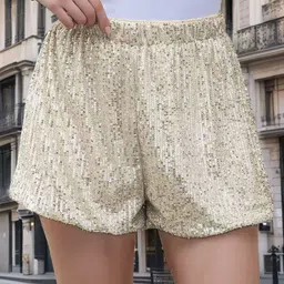 StyleCast Women Embellished Technology Shorts-image-7